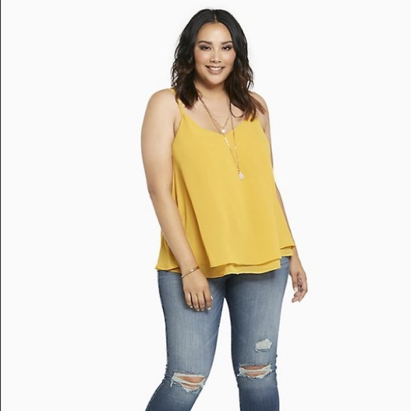 Torrid double layered chiffon cami - Picture 1 of 7